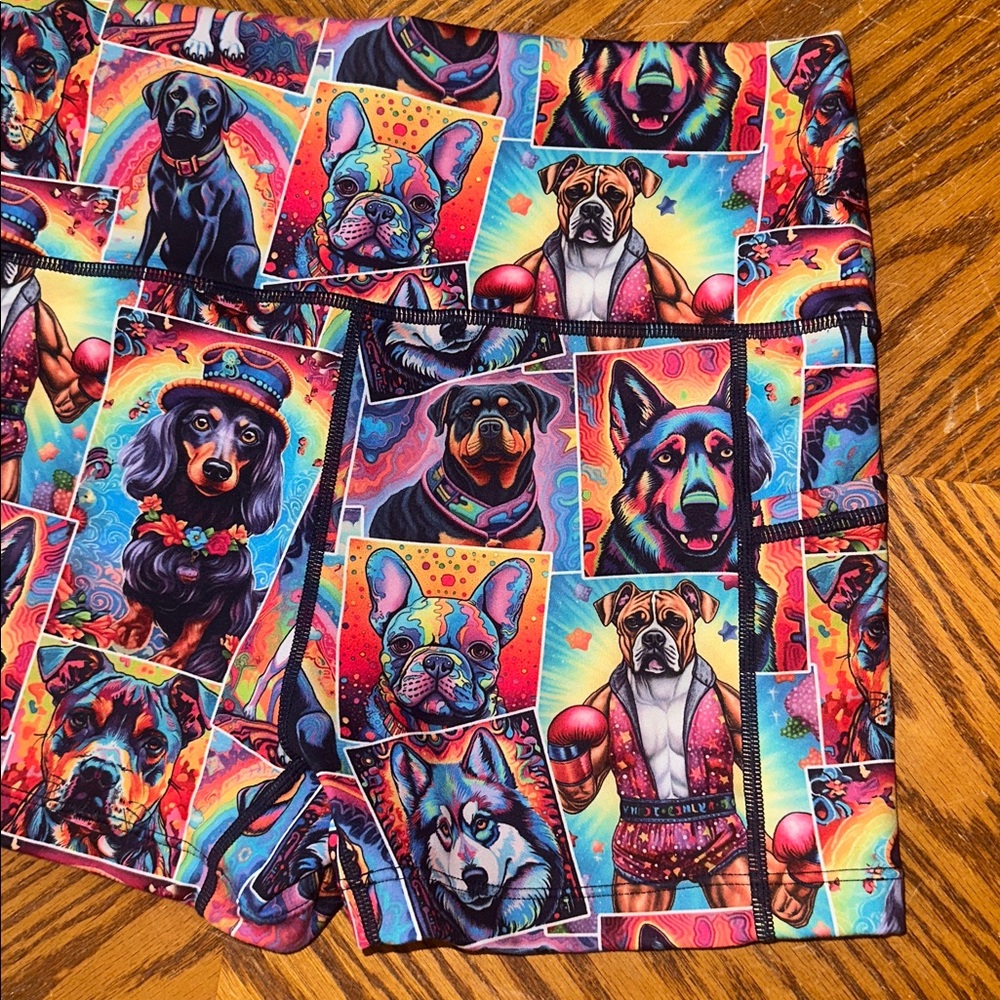 CVG *NEW* Women's "Sit Stay Slay" Graphic Workout Shorts - Picture 6 of 10